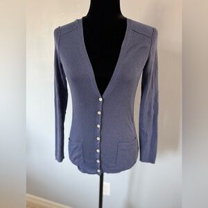 Banana Republic Deep Blue Cardigan Sweater